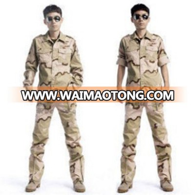 T/C fabric dark color camouflage aviator uniform